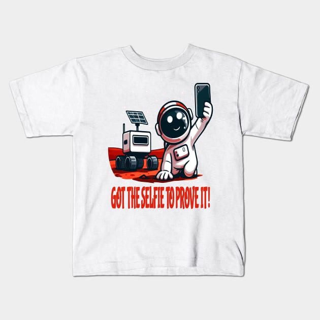 Mars Mission Memento Kids T-Shirt by maknatess